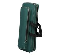 APLVFFZH Mochila para Cañas de Pescar con Bolsa Auxiliar Estructura Resistente Al Desgaste Y Material Original Oxford Impermeable Adecuada para Viajeros Y Días, Verde Oscuro, 80cm
