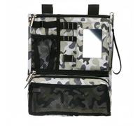 APLVFFZH Organizador de Golf Estuche Almacenaje Accesorios Portátil Ganchos Carabinero Bolsillo Malla Adecuado para Deporte Paseos Campo, Gris Camuflaje