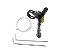 APLVFFZH Palanca Telescópica Montaña Palanca de Manillar Bicicleta Aleación Aluminio Regulable Incluye Herramientas Adecuado para Uso Deportivo Y T, 24MM Negro