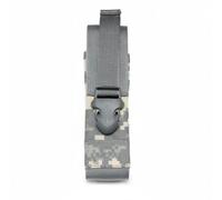 APLVFFZH Portador Táctico Bolso Compacto Estuche Seguro Funda Antidesgaste de Poliéster Adecuado para Hombre Aventura Vigilancia Trabajo, Camuflaje ACU