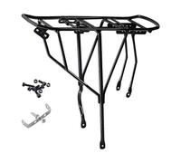 APLVFFZH Portaequipaje Trasero para Bicicleta Sólido Acero para Carga Pesada Rack Transporte Portabultos Portamaletas Fácil Instalar Adecuado para Ciclismo Y V, Agujero Chico