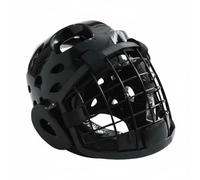 APLVFFZH Protector Facial Artes Marciales Casco Protector Casco Sparring Casco Taekwondo Protección Avanzada Adecuado para Defensa Personal Clases de Karate Entrenamiento de Lucha, Black, XS