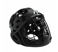 APLVFFZH Protector Facial Artes Marciales Casco Protector Casco Sparring Casco Taekwondo Protección Avanzada Adecuado para Defensa Personal Clases de Karate Entrenamiento de Lucha, Black, M