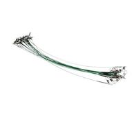 APLVFFZH Señuelos de Traza de Pesca Cable de Alambre de Acero Line Swivel 15cm, 3 Piezas