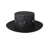 APLVFFZH Sombrero Steam Sombrero Sombrero Vintage Fabricado en Cuero con Adecuado para Adultos