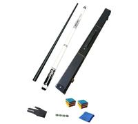 APLVFFZH Taco de Billar Conjunto Palo de Billar 1/2 Dividido Punta 9.5mm con Funda Bolsa Accesorios Limpieza Guante Y Tizas Hecho a Mano Ligero Desmontable de, Estilo C
