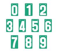 APLVFFZH Tarjeta de Puntuación Volteable para Registrar Puntos con Marcador Manual Tablero de Resultados para Juegos de Equipo Material PP Y Resistent, Verde