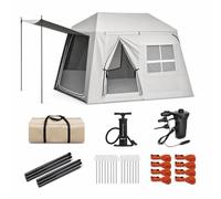 APLVFFZH Tienda Campaña Automática Hinchable, Impermeable y con Bomba Recargable, para, Tienda de campaña Inflable Yunxuan 9.0 estándar con protección Solar de Plata, inflado con un Solo botón