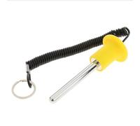 APLVFFZH Weight Stack Pin Resistente Pin de Bloqueo para Pesas Accesorio para Entrenamiento Muscular Avanzado Fácil de Colocar Y Quitar Adecuado para Rutinas D, Amarillo 10x60mm