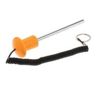 APLVFFZH Weight Stack Pin Resistente Pin de Bloqueo para Pesas Accesorio para Entrenamiento Muscular Avanzado Fácil de Colocar Y Quitar Adecuado para Rutinas D, Naranja 8x125mm