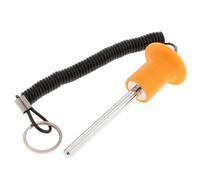APLVFFZH Weight Stack Pin Resistente Pin de Bloqueo para Pesas Accesorio para Entrenamiento Muscular Avanzado Fácil de Colocar Y Quitar Adecuado para Rutinas D, Naranja 8x80mm
