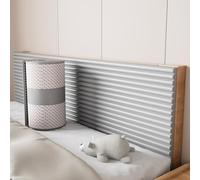 APMOE Anticolisión Acolchado Pared de Esponja Autoadhesivo - Multiusos Protector Pared Cama Niños Autismo, Espuma para Tapizar Paneles Decorativos para Pared DIY Cortable para Tatami(Gris,30x200cm)