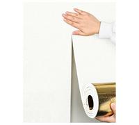 APMOE Autoadhesivo Papel de Parede, Papel Pintado Pared Antihumedad Calentador Y Antifrío 5 mm IXPE Interior Aislamiento Termico Adhesivo, Decoración para el Hogar y la Oficina(Cream White,2 Rolls)