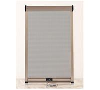 APMOE Mosquitera Ventana Corredera Enrollable, Medida Correderas Mosquiteras Enrollables para Ventanas, Mosquitera Telescopica Ventana con Aluminio Marco/Bobina Desmontable