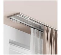 APMOE Riel de Cortina de Techo Silencioso, Invisible Riel de Cortina Doble, Riel de Cortina Oculto de Alta Resistencia, para Divisor de Habitación, 1M-4.2M Fácil de Instalar(Champagne,2.7m/8.85ft)
