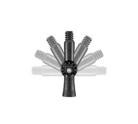 APMOLAR Adaptador de ángulo giratorio para poste de extensión roscado (1)