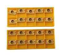 APMT1604 PDER Insertos de fresado de carburo, insertos de torneado indexables para portaherramientas BAP400R - Juego de 20 piezas, norma ISO APMT160408PDER