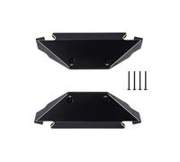 APMXQWIL Piezas para Coches RC Compatible con Axial AX24 1/24 Piezas Upgrade Coche Crawler RC 2pcs Estribo Latón Negro Pedal Placa Pie Deslizadores Kit Bastidor