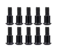 APMXQWIL Piezas para Coches RC Compatible con Axial para SCX10 para Capra F9 1/10 Piezas De Coche RC 10 Tornillos De Hombro Cabeza De Botón Hexagonal(Black)