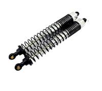 APMXQWIL Piezas para Coches RC Compatible con HSP 94180 1/10 4WD 4X4 para Rock Crawler RC, Amortiguador De 130mm De Largo, Amortiguador De Aceite Ajustable para Tipo 18019 180007(White)