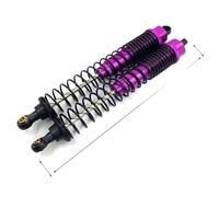 APMXQWIL Piezas para Coches RC Compatible con HSP 94180 4WD 4X4 1/10 para Rock Crawler RC Coche Amortiguador Largo Aceite Ajustable para Tipo 18019 180007(Purple)