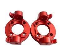 APMXQWIL Piezas para Coches RC Compatible con LOSI para LMT 1/8 RC, Pieza De Actualización De Coche, Accesorios, Bujes C De Aleación De Aluminio, 2 Piezas, Bloques De Ruedas Pesadas(Red)
