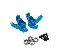 APMXQWIL Piezas para Coches RC Compatible con MJX 14207 14208 Piezas De Repuesto para Coche RC 1/14, Rodamiento De Copa De Dirección Delantera De Aluminio(Blue)