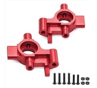 APMXQWIL Piezas para Coches RC Compatible con Traxxas 4-Tec Drift para Mustang 1/10 Kit De Piezas De Mejora para Coche De Control Remoto, Accesorios Y Copa De Dirección Delantera(Red)