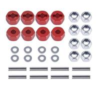 APMXQWIL Piezas para Coches RC Compatible con Traxxas para Slash 4X4 para Stampede para Rustler para Rally para VXL para Nitro 4-Tec 1/10 Piezas De Coche RC Bujes De Rueda Hexagonal