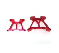 APMXQWIL Piezas para Coches RC Compatible con Traxxas para Slash para Stampede 4X4 para VXL 6838 6839 Torre De Choque Delantera Y Trasera De Metal 1/10 Piezas De Coche RC(Red)