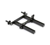 APMXQWIL Piezas para Coches RC Compatible con Traxxas para TRX-4 para Defender 1/10 RC Crawler Piezas Upgrade Soportes Carrocería Delantera Y Trasera Aluminio Mecanizado CNC con Postes(Black)