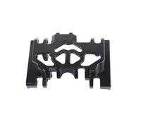 APMXQWIL Piezas para Coches RC Compatible con Traxxas para TRX4 para Defender para Bronco para Blazer G500 1/10 RC Car Piezas De Actualización Base De Montaje De Caja De Cambios De Aluminio(Black)