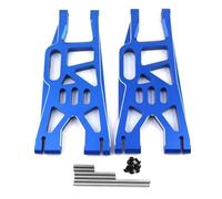 APMXQWIL Piezas para Coches RC Compatible con Traxxas para Xmaxx 6S 8S 1/5 RC Truck Actualización De Piezas Accesorios 2 Piezas Brazo De Suspensión Inferior Delantero Trasero De Metal(Blue)
