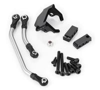 APMXQWIL Piezas para Coches RC Compatible con TRX4M 1/18 RC Crawler Car Accesorios De Actualización Extremos De Barra De Conexión De Dirección Y Juego De Montaje De Servo De Eje