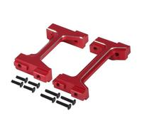 APMXQWIL Piezas para Coches RC Compatible con TRX4M 1/18 RC Crawler Car Upgrade Parts Soporte De Parachoques Delantero Y Trasero De Metal Soporte De Parachoques Soporte De Servo 9736(Red)