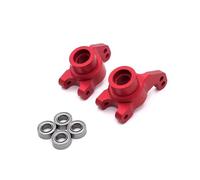 APMXQWIL Piezas para Coches RC Compatible con WLtoys 144010 144001 144002 124017 124016 124018 124019 1/14 RC Coche Mejora Piezas Metal Rodamiento Trasero Copa(Red)