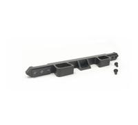 APMXQWIL Piezas para Coches RC Compatible con WPL C34 para MN FJ40 RC Car Upgrade Modification Reemplazo De Piezas Accesorios Parachoques Trasero De Metal(Black)