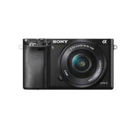 APN - SONY - A6000 - 16-50mm retráctil - Sensor de 24,3 MP APS-C - Visor OLED Tru-Finder