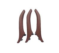 APNPCENEHZ Tirador Interno Para BMW 5 Series F10 F11 F18 520i 523i 525i 528i 535i 2010-2017 Manija De Puerta De Cuero De Pasajero Interior Izquierda Derecha(RHD REDBROWN)