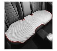 APNWVFO Coche Fundas Asientos Cojín para Asiento Coche Ventilación Cómodo Absorción Sudor Cojín Coche Accesorios Asiento Trasero Individual Dividido(1pcs White F)