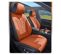 APNWVFO Coche Fundas Asientos para Atlas para Tugella para Boyue para Cool para Monjaro Pro para Coolray para Geometry C E para Okavango Fundas Asiento Coche(Orange)