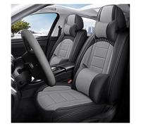 APNWVFO Coche Fundas Asientos para Duster Todos Modelos para Kadjar para Scenic para Espace para Fluence para Koleos Cubierta Asiento Coche Cobertura Completa(Black Gray 5 Seat-B)