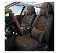 APNWVFO Coche Fundas Asientos para Duster Todos Modelos para Kadjar para Scenic para Espace para Fluence para Koleos Cubierta Asiento Coche Cobertura Completa(Black Coffee 5 Seat-B)