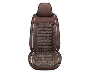 APNWVFO Coche Fundas Asientos para Geely para Geometry C E para M6 G6 para Atlas GX3 Pro para Okavango Fundas Universales Transpirables para Asientos Coche(1PC-Coffee)
