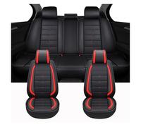 APNWVFO Coche Fundas Asientos para Mitsubishi L200 para ASX para Outlander para Eclipse para Cross para Lancer X para Pajero para Deportivo Fundas Asientos Coche(Stanard-Red)