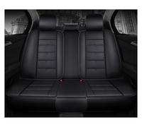 APNWVFO Coche Fundas Asientos para Mitsubishi L200 para ASX para Outlander para Eclipse para Cross para Lancer X para Pajero para Deportivo Fundas Asientos Coche(Rear Seat-Black)