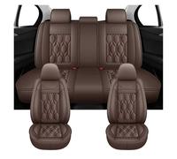 APNWVFO Coche Fundas Asientos para Mitsubishi L200 para ASX para Outlander para Eclipse para Cross para Lancer X para Pajero para Deportivo Fundas Asientos Coche(Stanard-Coffee)