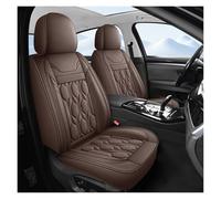 APNWVFO Coche Fundas Asientos para Mitsubishi L200 para ASX para Outlander para Eclipse para Cross para Lancer X para Pajero para Deportivo Fundas Asientos Coche(Front Seats-Coffee)