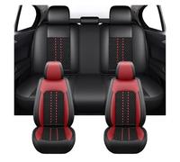 APNWVFO Coche Fundas Asientos para Mitsubishi L200 para ASX para Outlander para Eclipse para Cross para Lancer X para Pajero para Deportivo Fundas Asientos Coche(Stanard-Red)