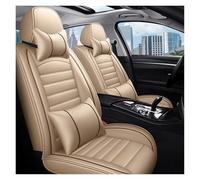 APNWVFO Coche Fundas Asientos para Outlander para ASX para Eclipse para Lancer para Pajero para Sport para Zinger para Galant para Triton Funda Asiento Coche(Beige 5 Seat Pillow)